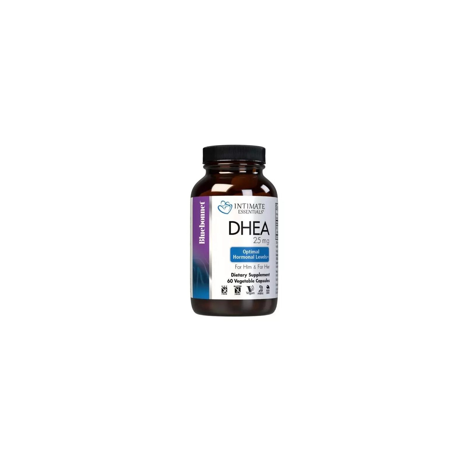 Витаминно-минеральный комплекс Bluebonnet Nutrition Дегидроэпиандростерон, 25 мг, Intimate Essenitals, DHEA, 60 вегетари (BLB4016) изображение 2