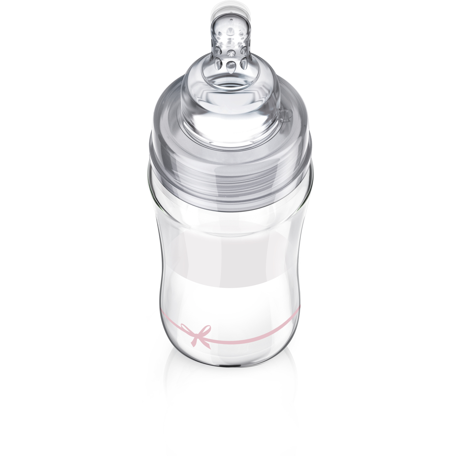 Бутылочка для кормления Lovi Diamond Glass Baby Shower стеклянная 150 мл Розовая (74/104girl) изображение 2