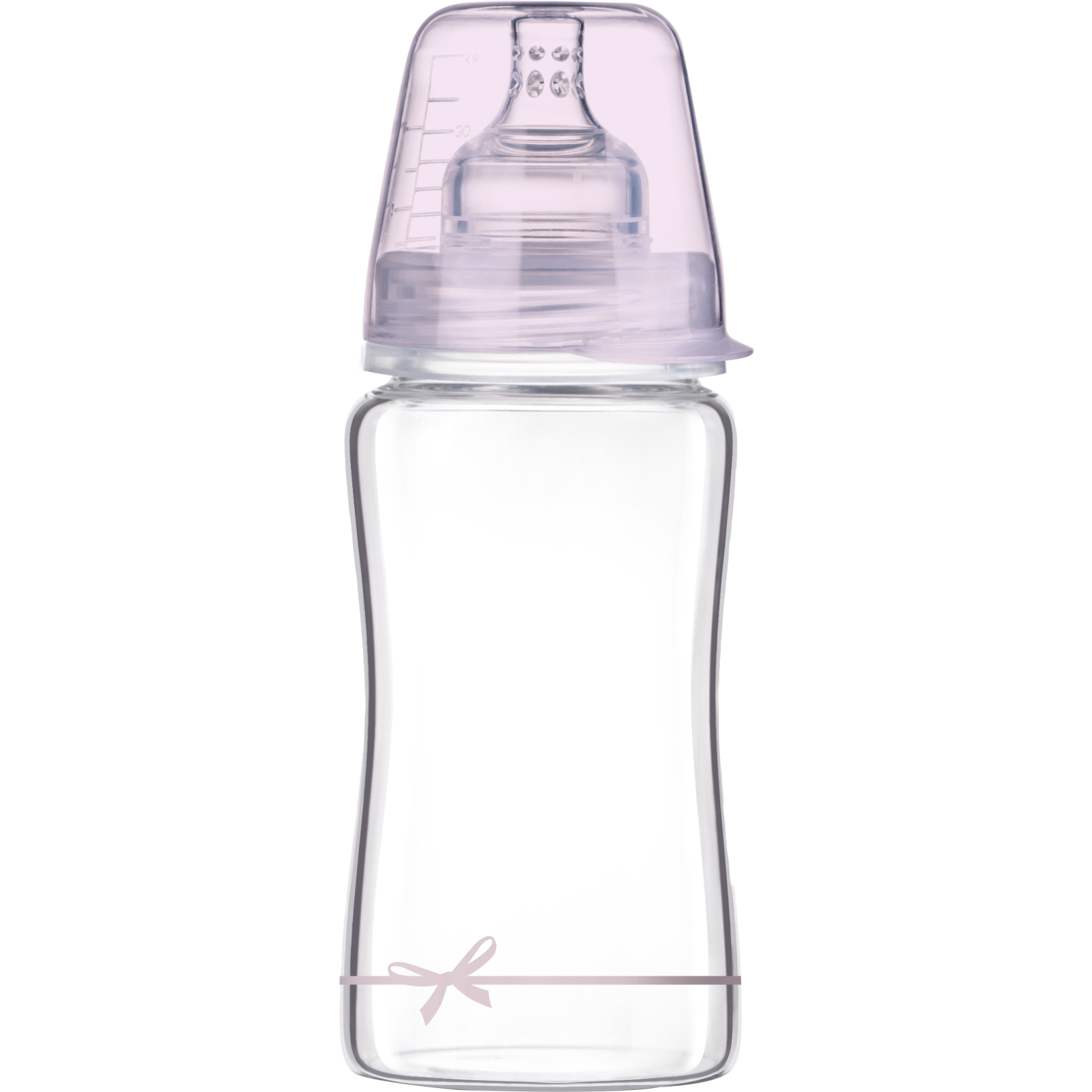 Бутылочка для кормления Lovi Diamond Glass Baby Shower стеклянная 250 мл Голубая (74/204boy)