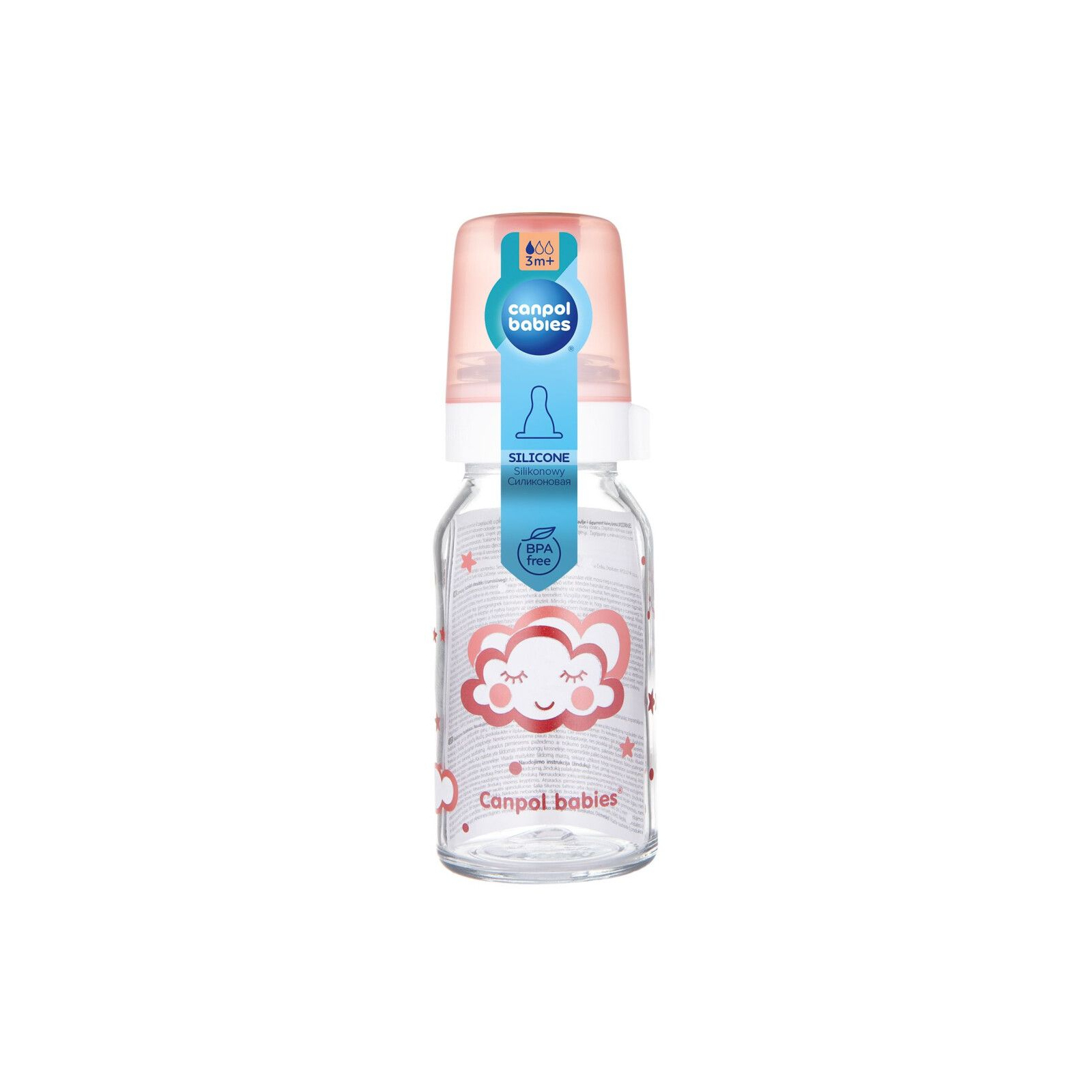 Бутылочка для кормления Canpol babies 120 мл Розовая (42/202) изображение 2