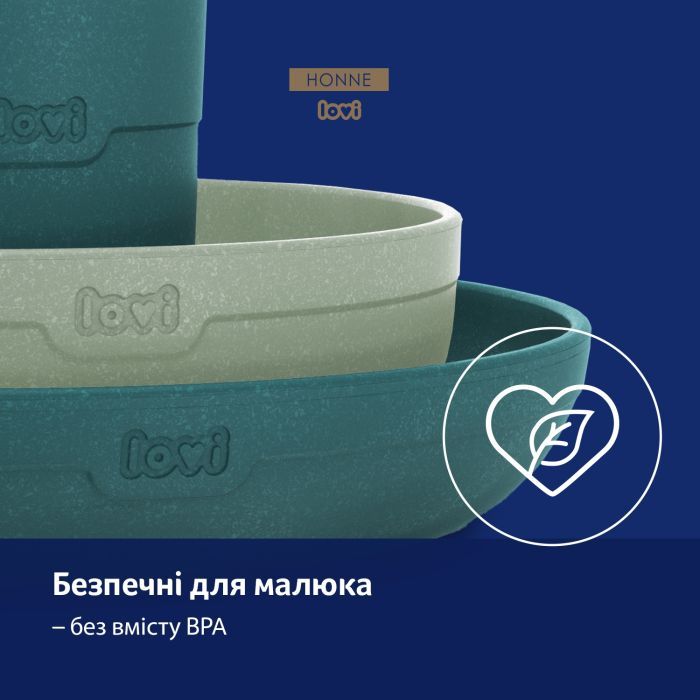 Набір дитячого посуду Lovi Pistachio з кружкою (21/532_gre) зображення 4