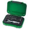 Набор бит Toptul с трещоткой 1/4" 31шт (GABW3103)