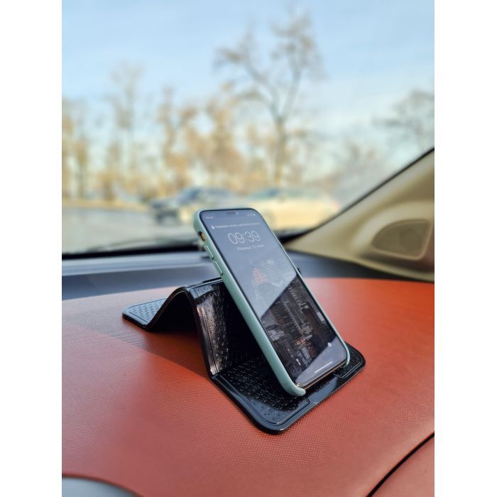 Универсальный автодержатель Baseus Folding Bracket Antiskid Pad Black (SUWNT-01) изображение 6