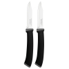 Набір ножів Tramontina Felice Black Vegetable 76 мм 2 шт (23490/203)