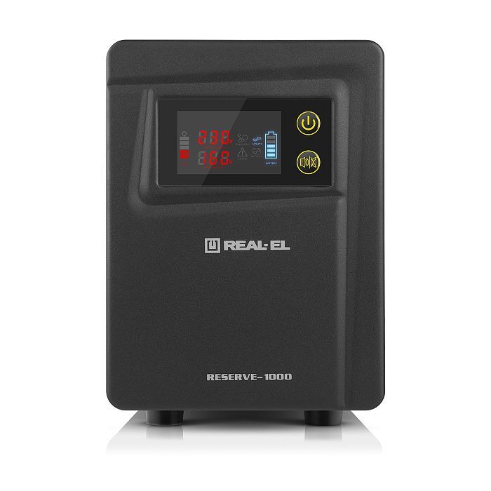 Пристрій безперебійного живлення REAL-EL RESERVE-1000 (EL122100004) зображення 2