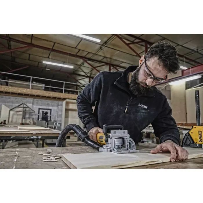 Фрезер DeWALT ламельний 600 Вт, 10000 об/хв, 3.0 кг, кейс (DW682K) зображення 5