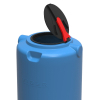 Емкость для воды Вігер вертикальная пищевая 1000 л узкая, крышка с клапаном синяя (13231) изображение 3