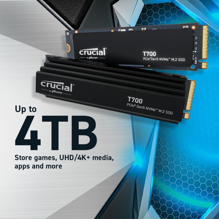 Накопитель SSD M.2 2280 2TB T700 Micron (CT2000T700SSD3) изображение 2