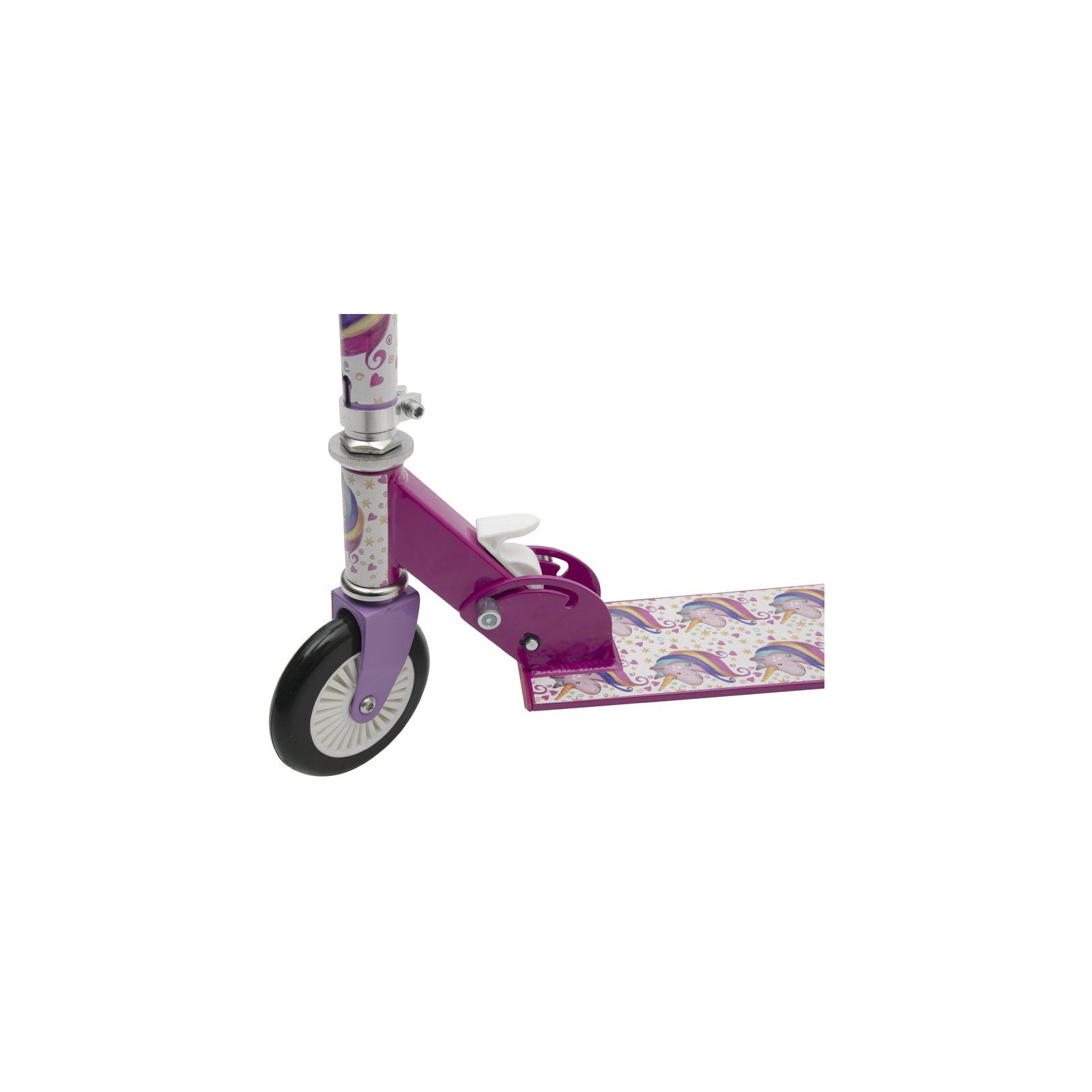 Самокат Bimbo Bike Unicorn Единорог 12" с регулировкой высоты Розовый (75800-IS) изображение 3