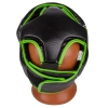 Боксерский шлем PowerPlay 3100 PU Чорно-зелений M (PP_3100_M_Black/Green) изображение 4