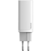 Зарядний пристрій Baseus 2xUSB 65W GaN (USB-C+USB-A) white (CCGAN2L-B02) зображення 2