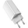 Зарядное устройство Baseus 2xUSB 65W GaN (USB-C+USB-A) white (CCGAN2L-B02) изображение 3
