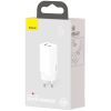 Зарядное устройство Baseus 2xUSB 65W GaN (USB-C+USB-A) white (CCGAN2L-B02) изображение 5