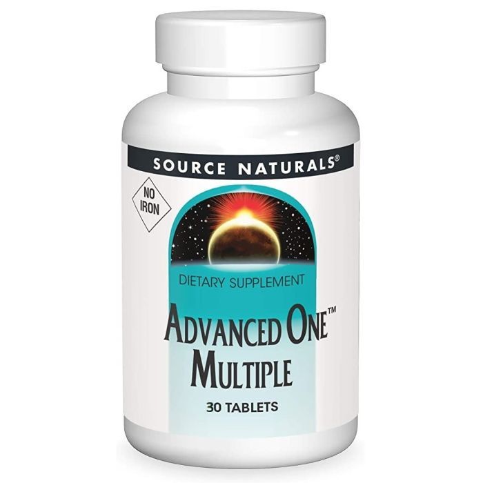 Мультивитамин Source Naturals Мультивитамины и Минералы, без железа, Advanced One Multiple No Iron (SN1484)