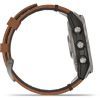 Смарт-годинник Garmin fenix 7 Pro Saph Solar, Ti w/Chestnut Lthr Band, Excl, GPS (010-02777-30) зображення 4