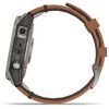 Смарт-годинник Garmin fenix 7 Pro Saph Solar, Ti w/Chestnut Lthr Band, Excl, GPS (010-02777-30) зображення 5