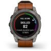 Смарт-годинник Garmin fenix 7 Pro Saph Solar, Ti w/Chestnut Lthr Band, Excl, GPS (010-02777-30) зображення 7