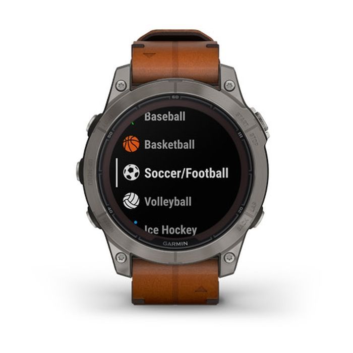 Смарт-годинник Garmin fenix 7 Pro Saph Solar, Ti w/Chestnut Lthr Band, Excl, GPS (010-02777-30) зображення 8