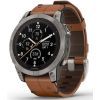 Смарт-годинник Garmin fenix 7 Pro Saph Solar, Ti w/Chestnut Lthr Band, Excl, GPS (010-02777-30)