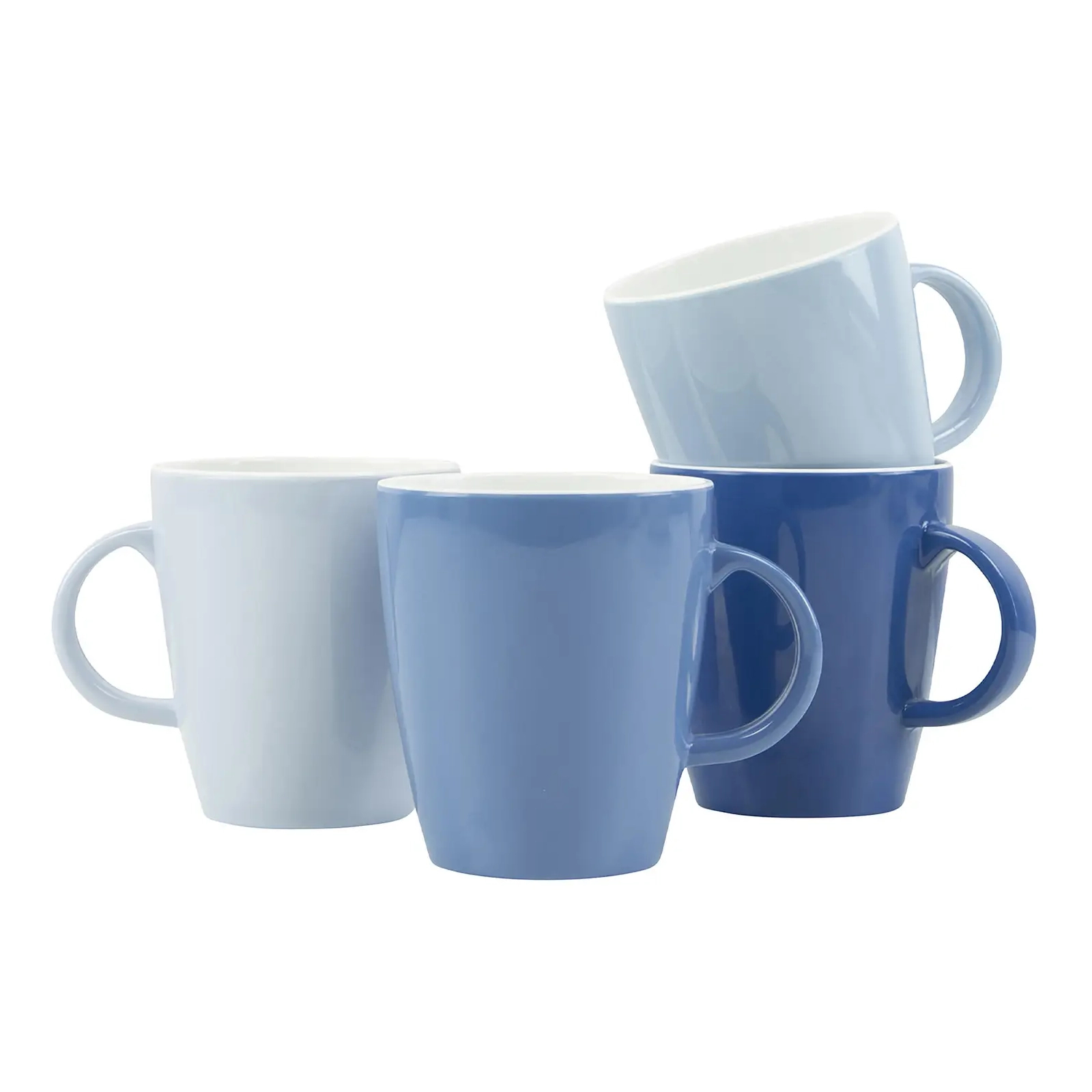 Набір туристичного посуду Gimex чашки кемпінгові Mug Colour 4 Pieces 4 Person Sky (6910141) (1544066)