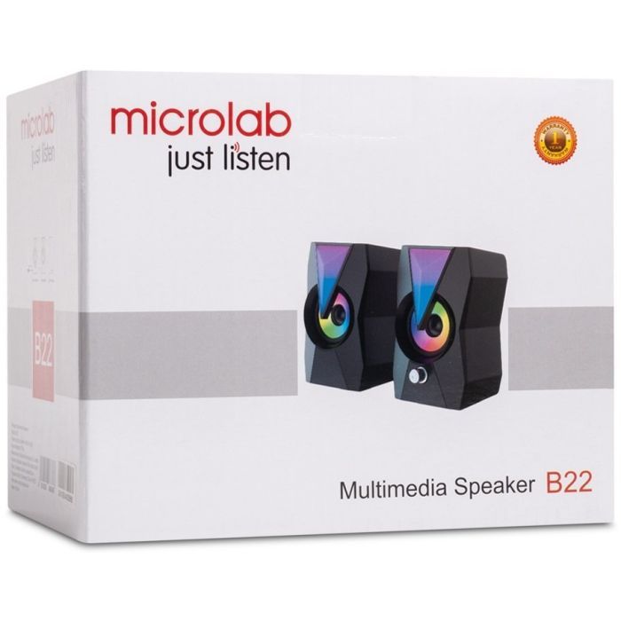 Акустична система Microlab B-22 USB Black (B-22) зображення 5
