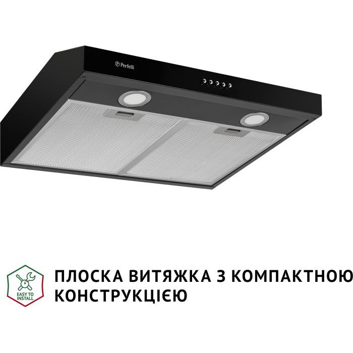 Витяжка кухонна Perfelli PL 5002 W LED зображення 2
