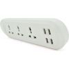 Мережевий фільтр живлення Voltronic TВ-Т16, 4роз, 3*USB White (ТВ-Т16-White) зображення 2
