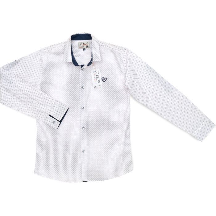 Рубашка детская Breeze школьная (G-202-170B-white)