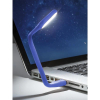 Лампа USB Optima LED, гнучка, синій (UL-001-BLU) зображення 3