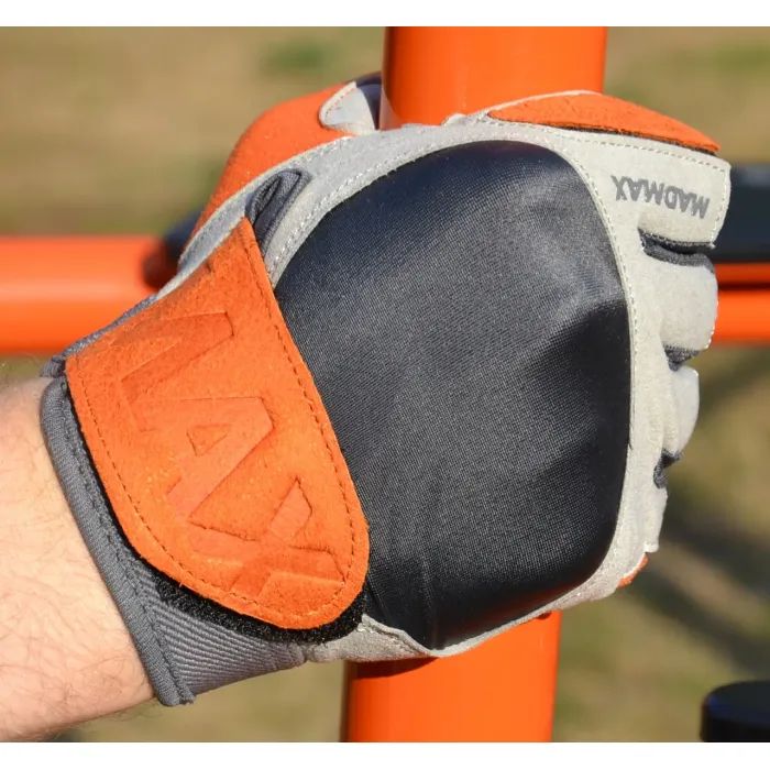Перчатки для фитнеса MadMax MFG-850 Crazy Grey/Orange XXL (MFG-850_XXL) изображение 7
