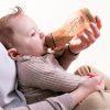 Бутылочка для кормления Difrax S-bottle Natural Trend с силиконовой соской, 250 мл (706 Blossom) изображение 2