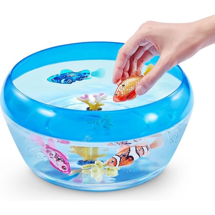 Интерактивная игрушка Pets & Robo Alive S3 - Роборыбка (розовая) (7191-6) изображение 7