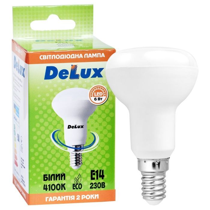 Лампочка Delux FC1 6Вт R50 4100K 220В E14 (90020563) изображение 3
