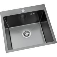 Мойка кухонная GRANADO Galera S201 black (GS02201B) изображение 3