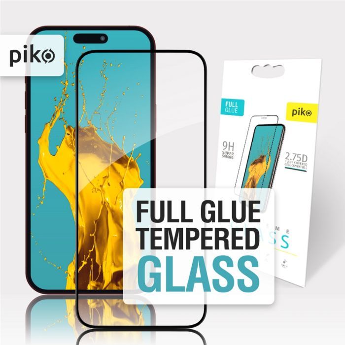 Стекло защитное Piko Full Glue Apple iPhone 15 Pro Max (1283126575488) изображение 2
