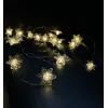 Гирлянда Chomik Снежинки струна 2,2м, 20 LED теплый белый, 2АА (5900779854208) изображение 4