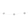 Гирлянда Chomik Снежинки струна 2,2м, 20 LED теплый белый, 2АА (5900779854208)