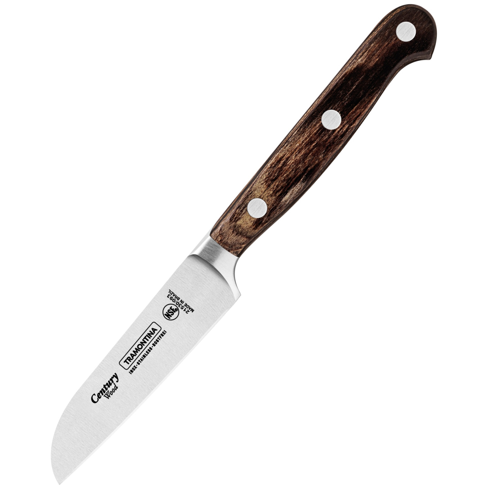 Кухонный нож Tramontina Century Wood для овочів 76 мм (21530/193)