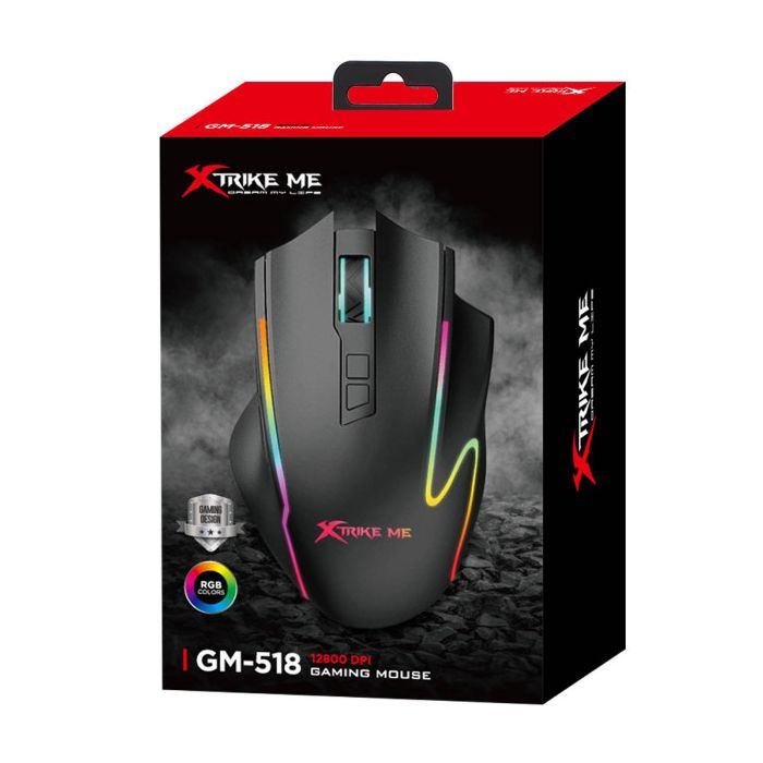 Мышка Xtrike ME GM-518 USB RGB Black (GM-518) изображение 7