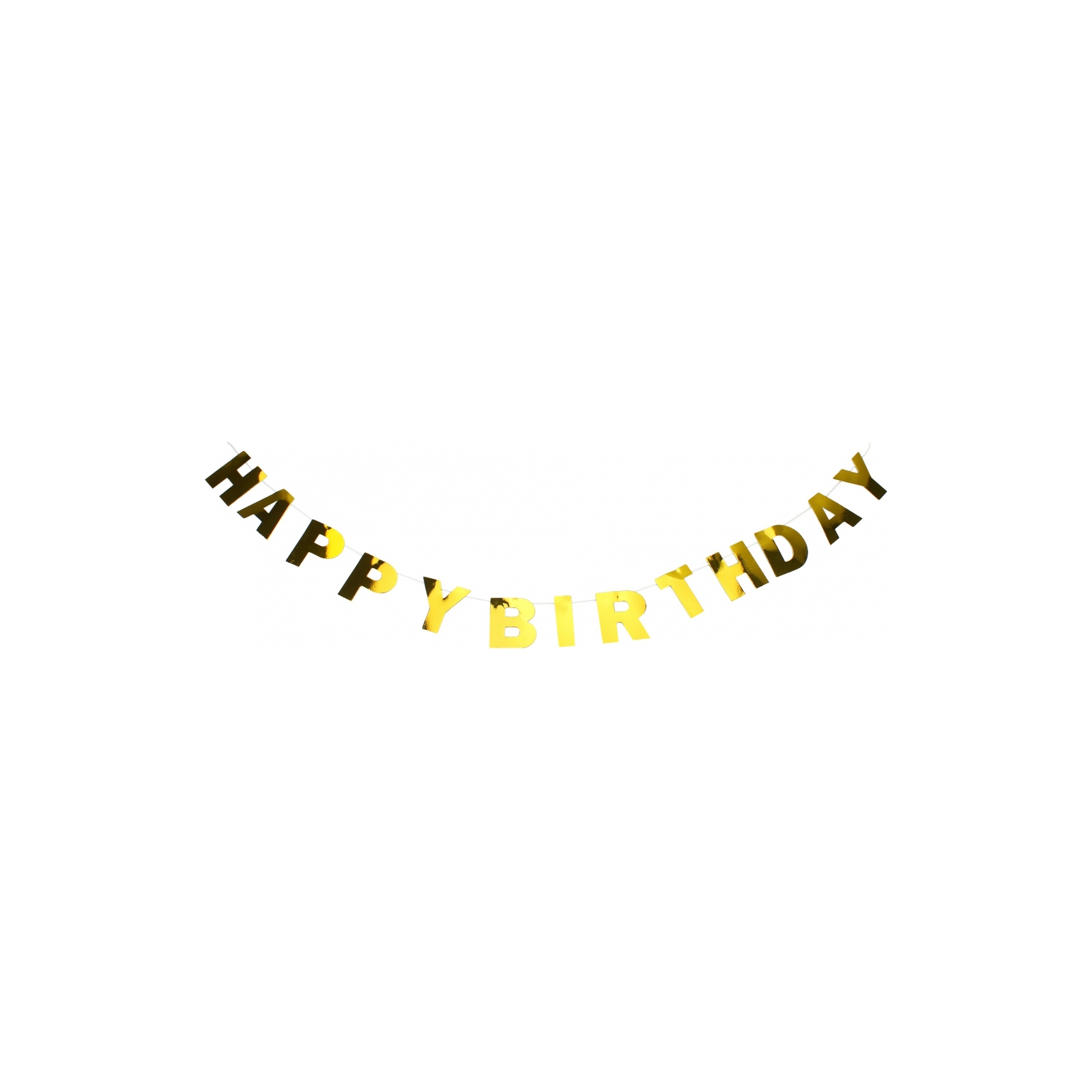 Гірлянда паперова Maxi Happy Birthday 1,2 м (MX21010004)
