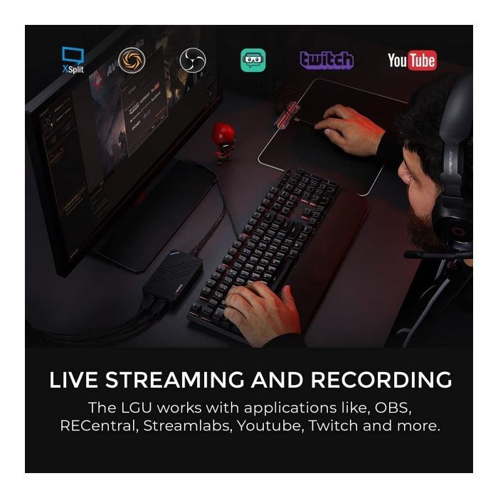 Пристрій захоплення відео AVerMedia GC553 ULTRA, 2160p60(pass-trought), 2160p30(record) (61GC5530A0A2) зображення 4