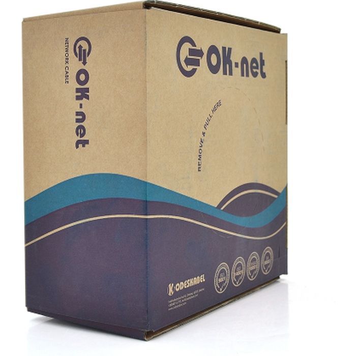 Кабель мережевий OK-Net U/FTP-cat.6A, 305м (КПпВ-ВПЭ (500) 4*2*0,56 / 7935046) зображення 2