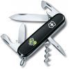 Нож Victorinox Spartan Ukraine 91 мм Чорний Квіткове серце (1.3603.3_T1246u)