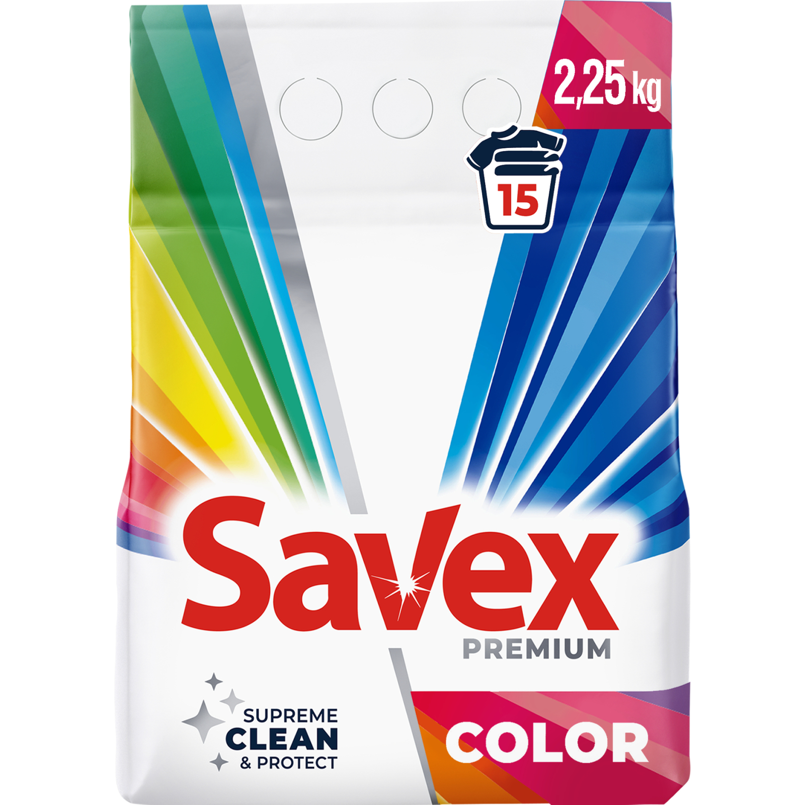Пральний порошок Savex Premium Color 2.25 кг (3800024047893)