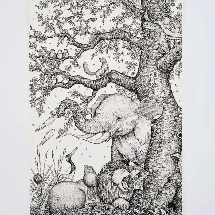 Лайнер Sakura Pigma Micron (0.8) 0,5 мм Зеленый (084511318359) изображение 6