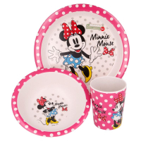 Фото - Дитячий посуд Stor Набір дитячого посуду  Disney - Minnie Mouse, Bamboo Premium Set ( 