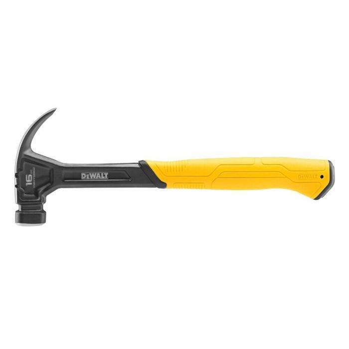 Молоток DeWALT CURVE-CLAW, цельнометаллический, 567 г, с гвоздодером (DWHT51009-0)