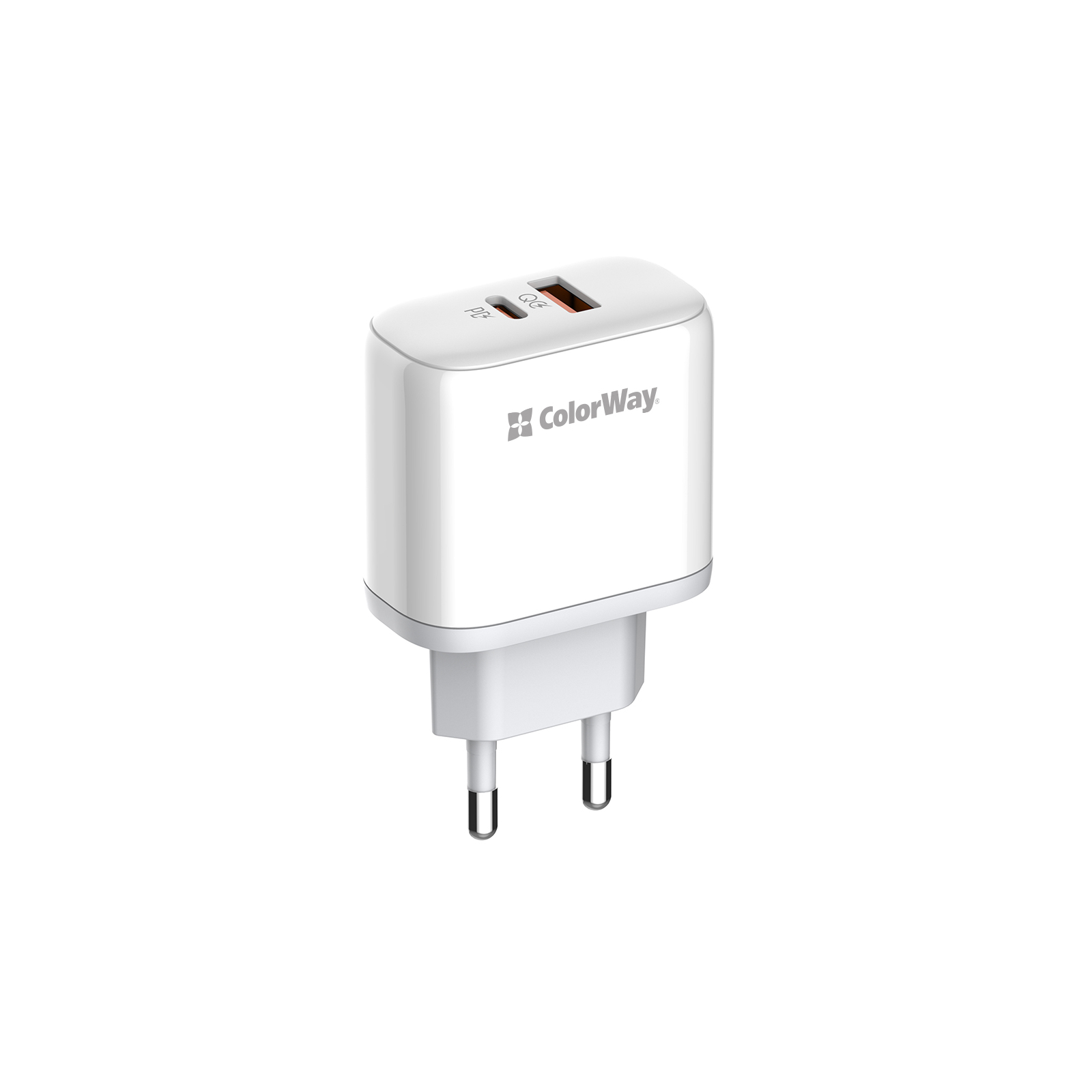 Зарядное устройство ColorWay Power Delivery Port PPS USB (Type-C PD+ USB QC3.0) (45W) white (CW-CHS042PD-WT)