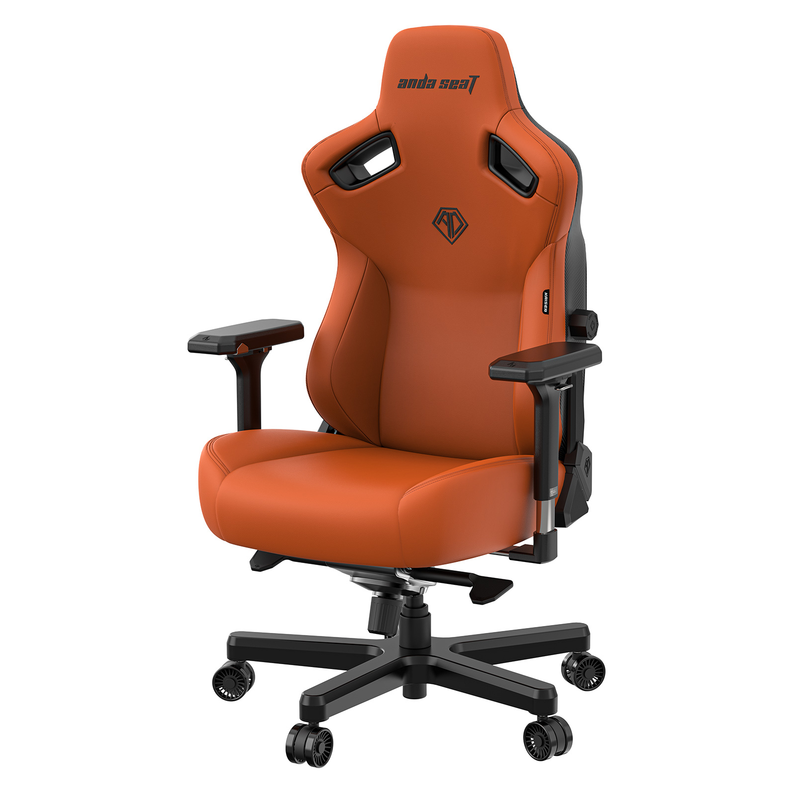Кресло игровое Anda Seat Kaiser 3 Size L Orange (AD12YDC-L-01-O-PV/C) изображение 11