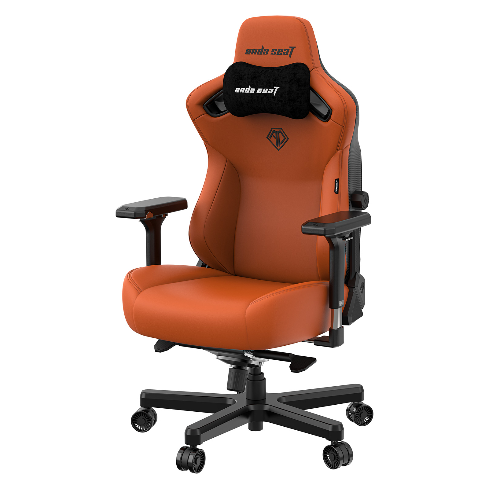 Кресло игровое Anda Seat Kaiser 3 Size L Orange (AD12YDC-L-01-O-PV/C) изображение 3